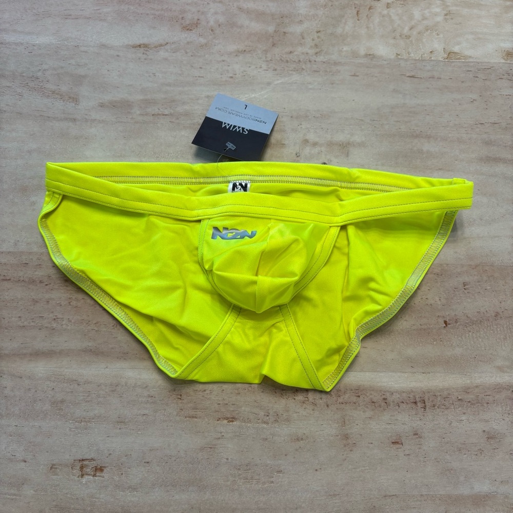 N2N BODYWEAR Neon Yellow Celebration Bikini Swimsuit